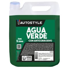 AUTOSTYLE - Agua verde 5 litros
