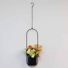 JUST HOME COLLECTION - Portamacetero colgante negro 55 cm