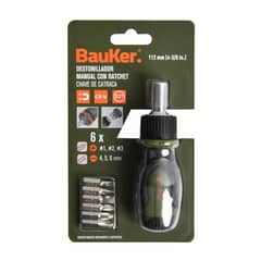 BAUKER - Destornillador multipunta 6 piezas