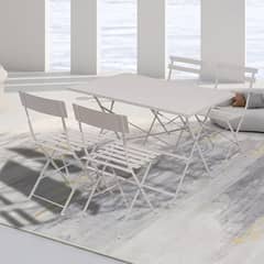 JUST HOME COLLECTION - Juego de comedor de terraza Bergamo 5 piezas