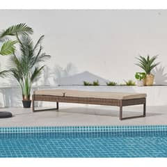 JUST HOME COLLECTION - Reposera Rattan Café