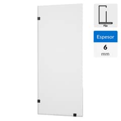 SENSI DACQUA - Mampara Baño Fija Empavonada 100 cm