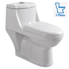 SENSI DACQUA - Sanitario One piece a Piso 20,5 cm 7 Litros Prato Blanco