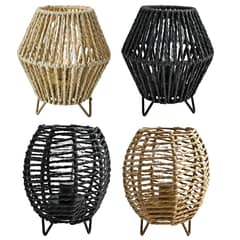 JUST HOME COLLECTION - Farol para mesa cuerdas 18 cm. Diseño surtido