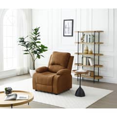 JUST HOME COLLECTION - Sillón Reclinable 1 cuerpo Bishop 91x95x106 cm Café