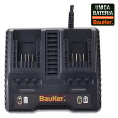 BAUKER - Cargador doble 2amp 20v