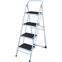 BAUKER - Sila Escalera Articulada Acero 131 cm 4 Peldaños