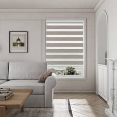 JUST HOME COLLECTION - Cortina Roller Duo Black Out Lino 100x250 cm