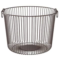 JUST HOME COLLECTION - Canasta 38.4x27.4x38.4 cm Negro