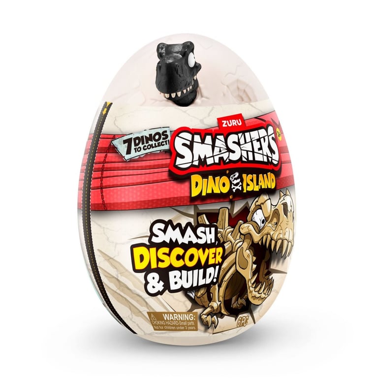 Huevo Hunt Con 35 Sorpresas Smashers Dino Island Zuru | Mismo precio en
