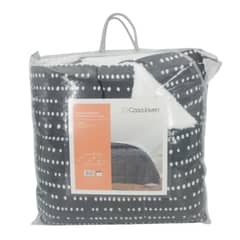 CASA JOVEN - Plumon Sherpa Ema Estampado Gris 2 Plazas