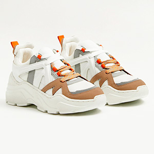 new skechers mujer naranja