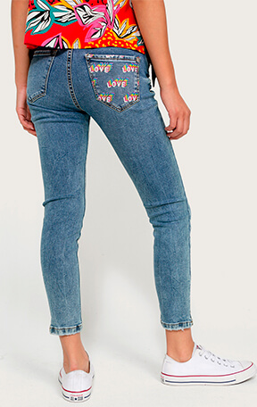 Jeans-Mujer-Bolsillo-Estampado